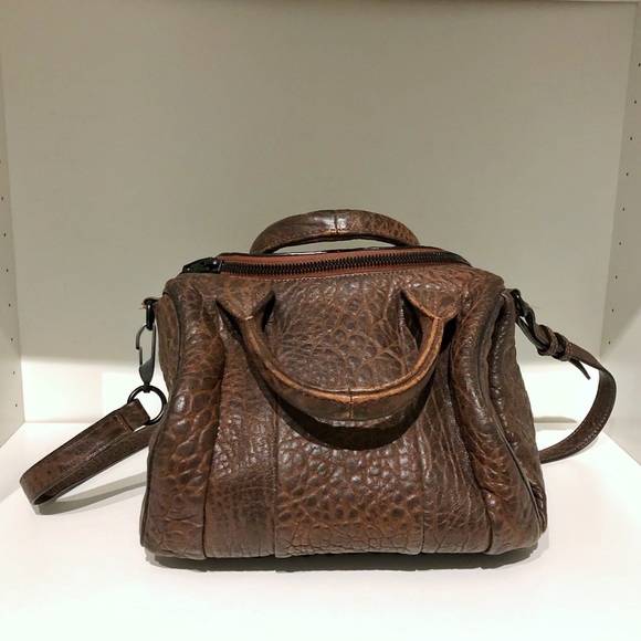 Alexander Wang Rockie Stud Bag Burgundy - Picture 1 of 8